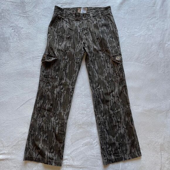 MOSSY OAK CAMO CARGO PANTS - Picture 1 of 6